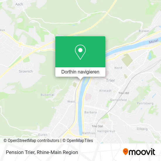 Pension Trier Karte