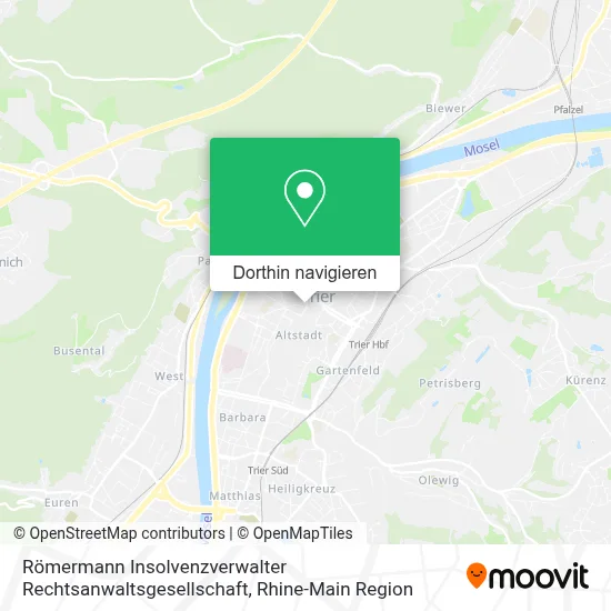 Römermann Insolvenzverwalter Rechtsanwaltsgesellschaft Karte
