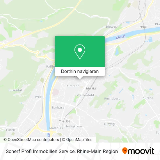 Scherf Profi Immobilien Service Karte