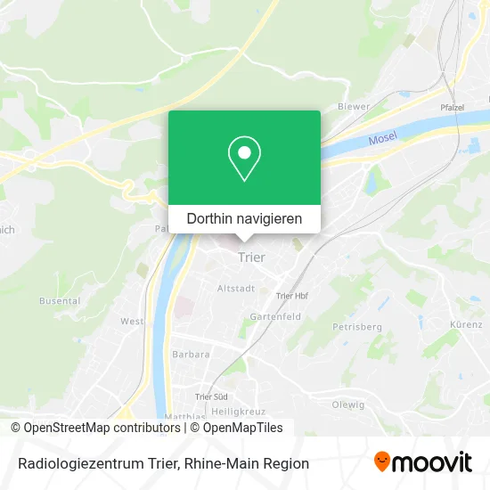 Radiologiezentrum Trier Karte