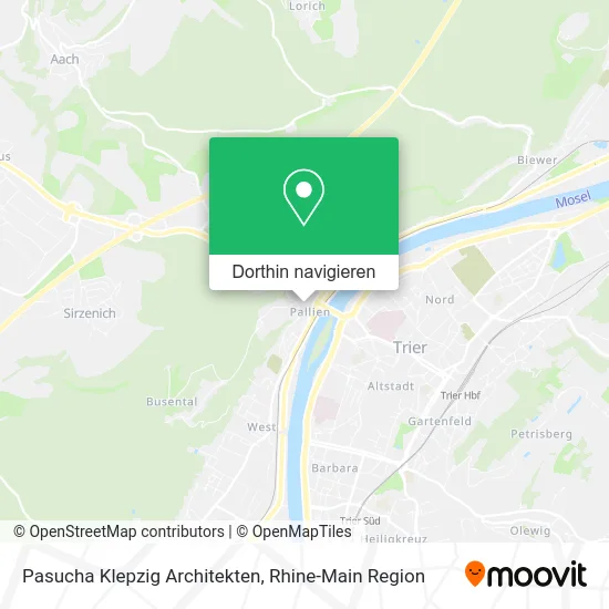 Pasucha Klepzig Architekten Karte