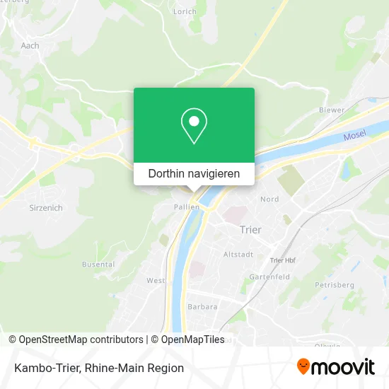 Kambo-Trier Karte