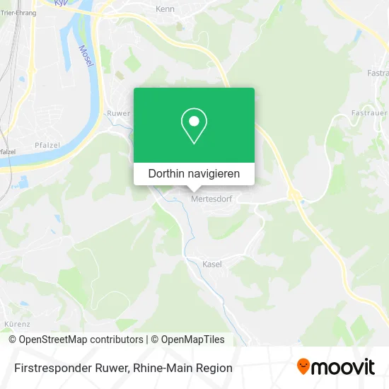 Firstresponder Ruwer Karte