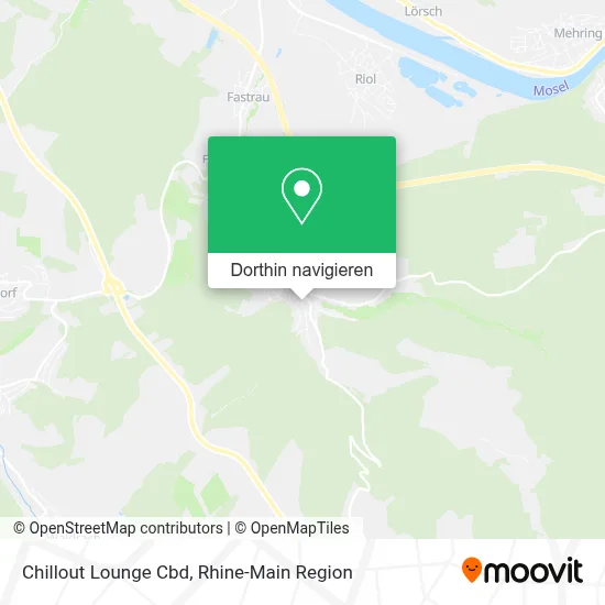 Chillout Lounge Cbd Karte