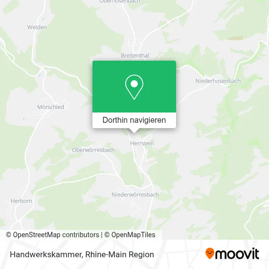 Handwerkskammer Karte