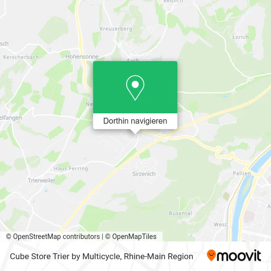 Cube Store Trier by Multicycle Karte