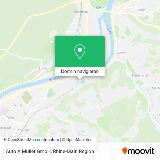 Auto A Müller GmbH Karte