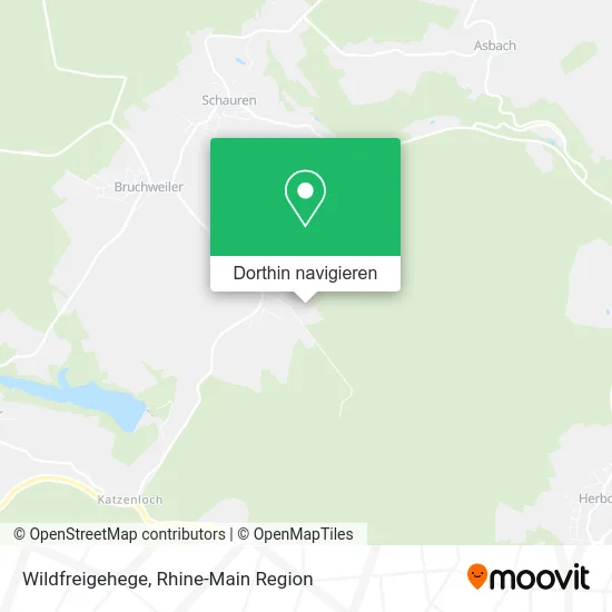 Wildfreigehege Karte