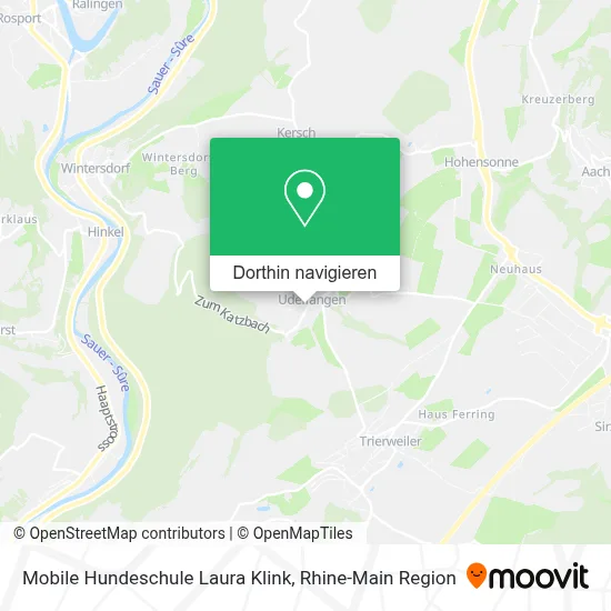 Mobile Hundeschule Laura Klink Karte