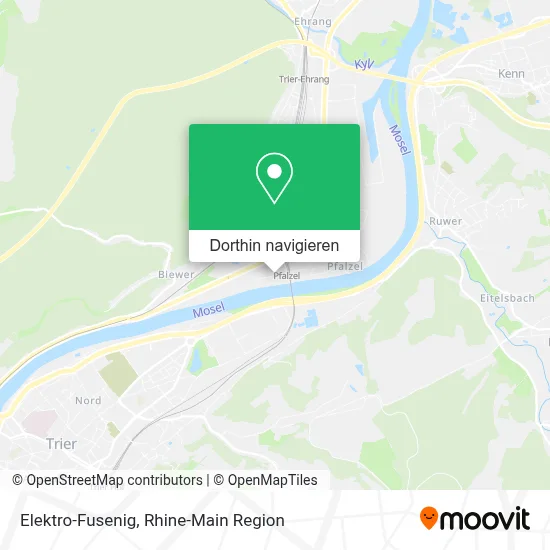 Elektro-Fusenig Karte