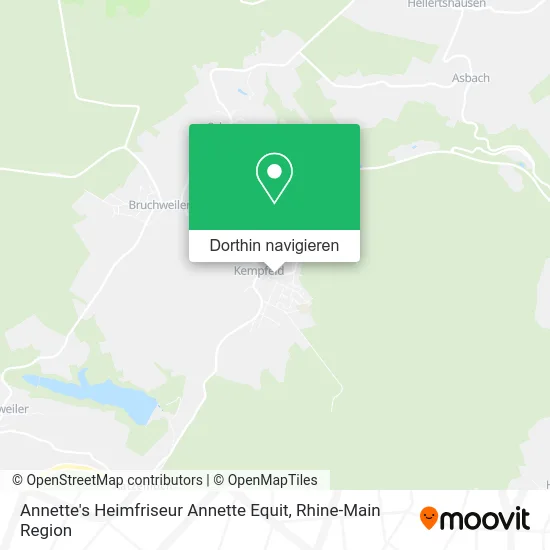 Annette's Heimfriseur Annette Equit Karte