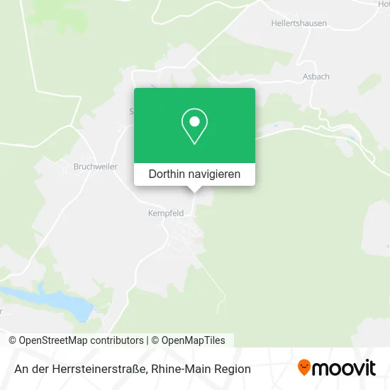 An der Herrsteinerstraße Karte