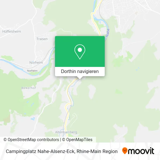 Campingplatz Nahe-Alsenz-Eck Karte