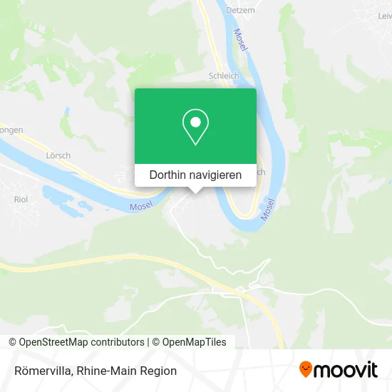 Römervilla Karte
