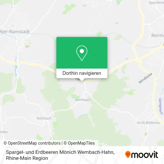 Spargel- und Erdbeeren Mönich Wembach-Hahn Karte