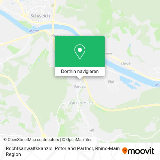 Rechtsanwaltskanzlei Peter and Partner Karte