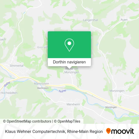 Klaus Wehner Computertechnik Karte