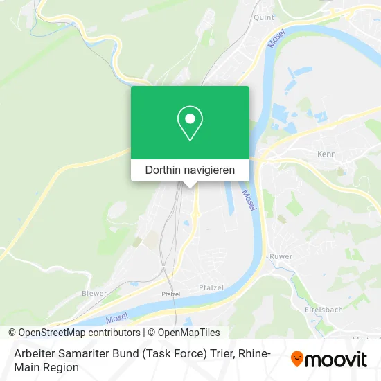 Arbeiter Samariter Bund (Task Force) Trier Karte
