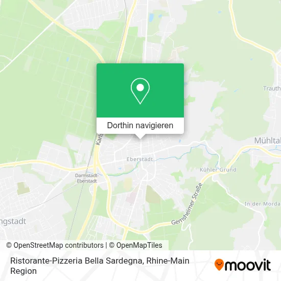 Ristorante-Pizzeria Bella Sardegna Karte