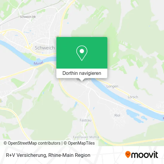 R+V Versicherung Karte