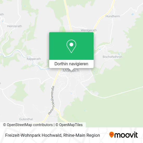 Freizeit-Wohnpark Hochwald Karte