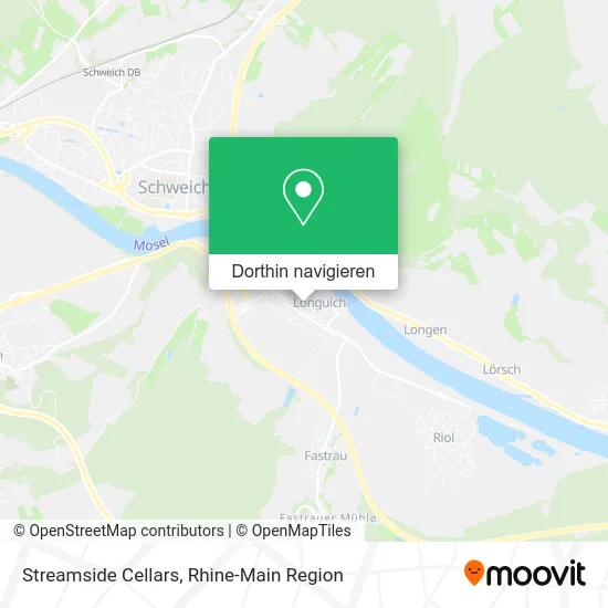 Streamside Cellars Karte