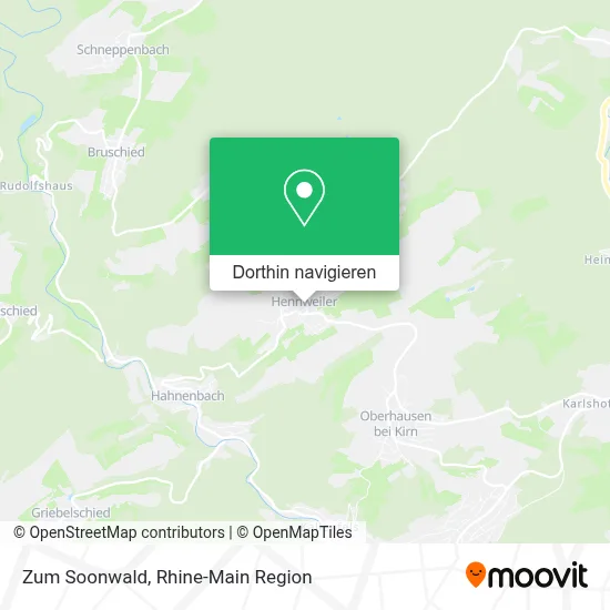 Zum Soonwald Karte