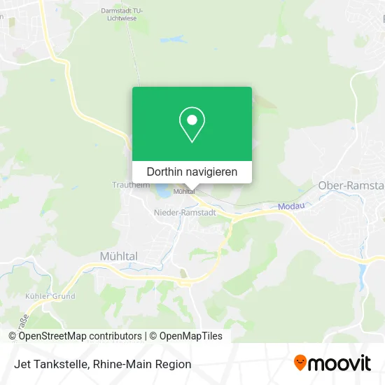 Jet Tankstelle Karte