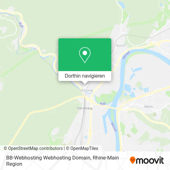 BB-Webhosting Webhosting Domain Karte