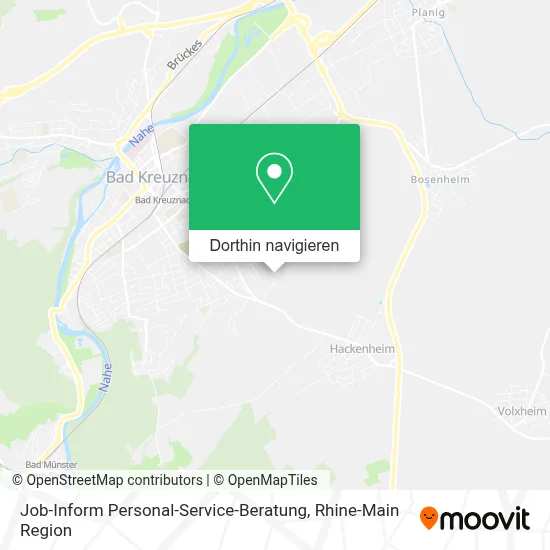 Job-Inform Personal-Service-Beratung Karte