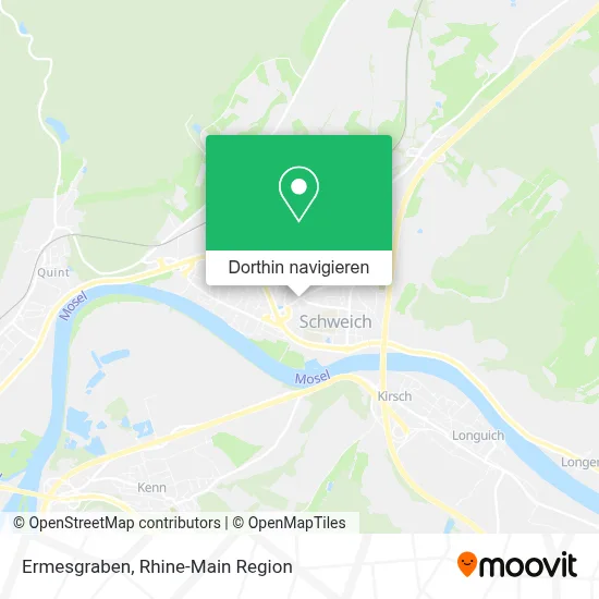 Ermesgraben Karte