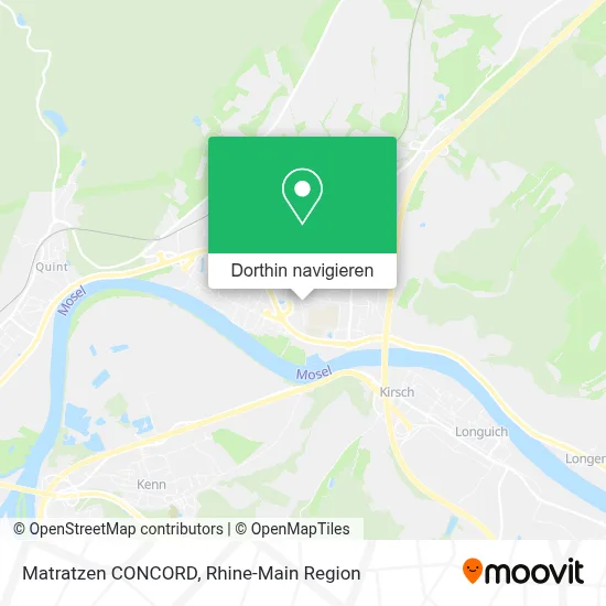 Matratzen CONCORD Karte