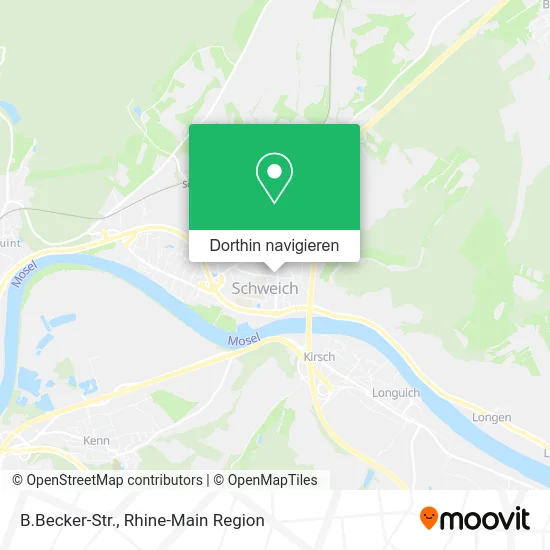 B.Becker-Str. Karte