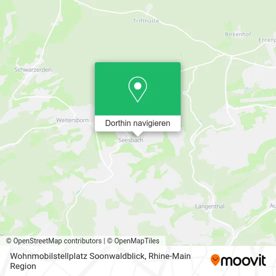 Wohnmobilstellplatz Soonwaldblick Karte