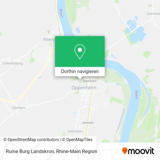 Ruine Burg Landskron Karte