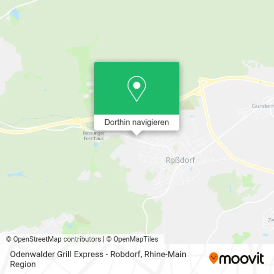 Odenwalder Grill Express - Robdorf Karte