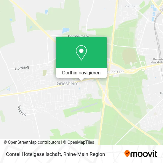 Contel Hotelgesellschaft Karte