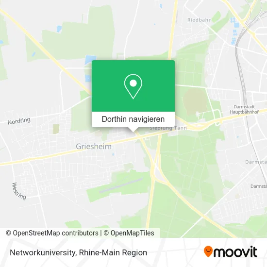 Networkuniversity Karte