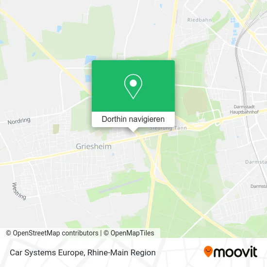 Car Systems Europe Karte