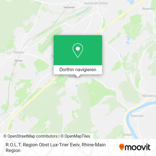 R.O.L.T. Region Obst Lux-Trier Ewiv Karte