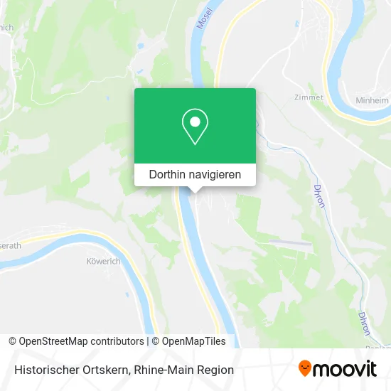 Historischer Ortskern Karte