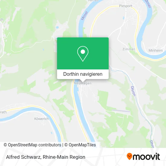 Alfred Schwarz Karte