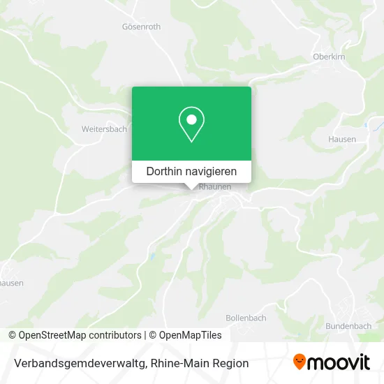 Verbandsgemdeverwaltg Karte