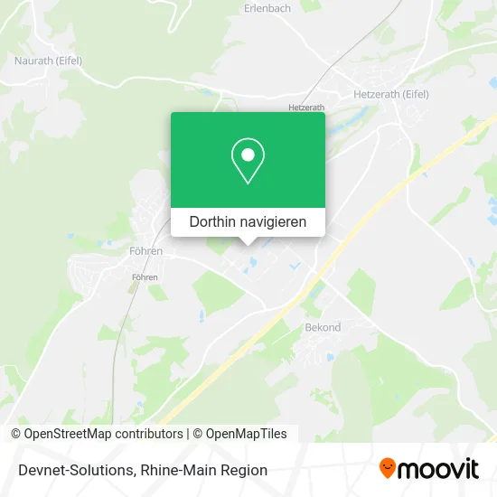 Devnet-Solutions Karte