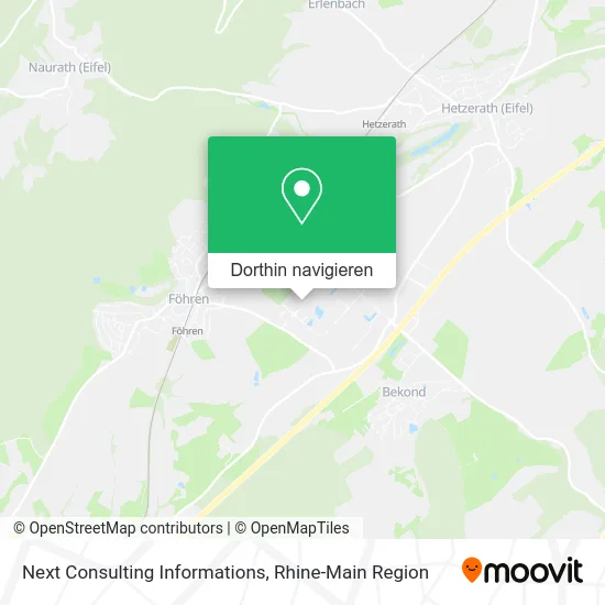 Next Consulting Informations Karte