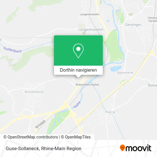 Guse-Sollaneck Karte