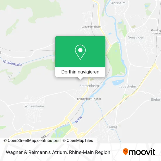 Wagner & Reimann's Atrium Karte