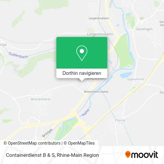 Containerdienst B & S Karte