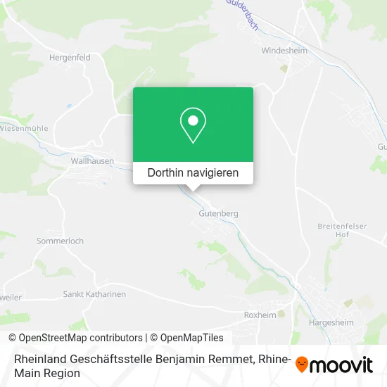 Rheinland Geschäftsstelle Benjamin Remmet Karte
