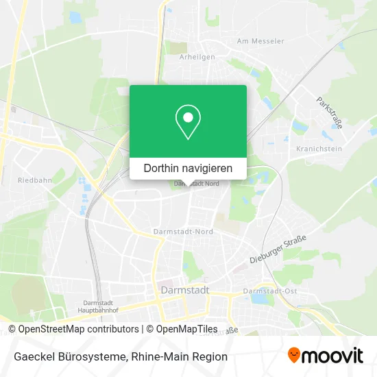 Gaeckel Bürosysteme Karte